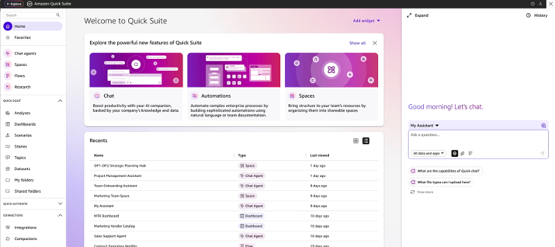 企业AI平台激战升级：谷歌Gemini Enterprise与AWS Quick Suite重塑智能工作流